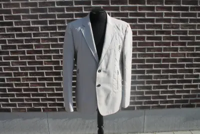 Lichtgrijze herenblazer - Circle of Gentlemen – kavel bij De Kringwinkel, Brecht