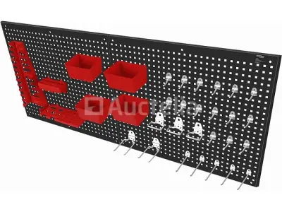 Metalen gereedschapsbord 112x45cm – kavel bij Auctelia, Aye