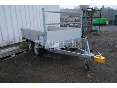 BW Trailers 01T dubbelassige kanteltrailer (VIN:YB8750KBT02619030) – kavel bij Auctelia, Tintigny