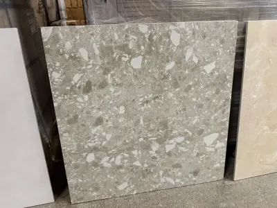 Keramische Terrazzo look 60x60 - 28,8 m2 – kavel bij Onlineveilingmeester, Zutphen