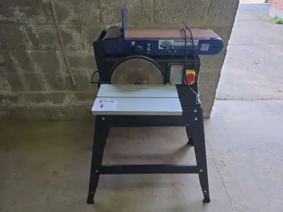 Stationaire band- schijfschuurmachine Tendotools – kavel bij Auctim, Mortsel