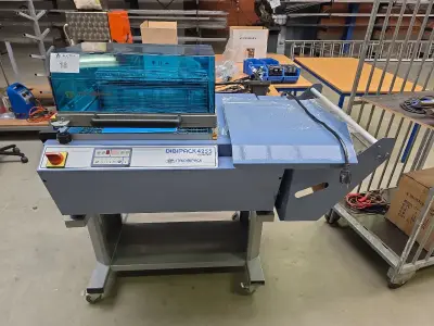 Verrijdbare krimpfolie- verpakkingsmachine – kavel bij Auctim, Mortsel