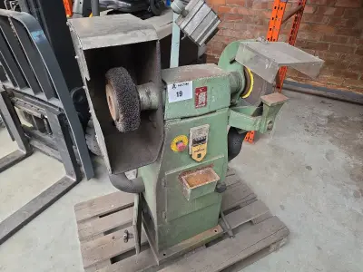 Dubbele slijpmolen REMA DS15/300 – kavel bij Auctim, Mortsel