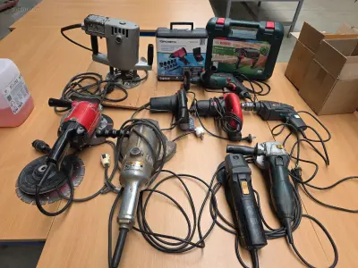 (10x) Diverse elektrische gereedschappen Makita – kavel bij Auctim, Mortsel