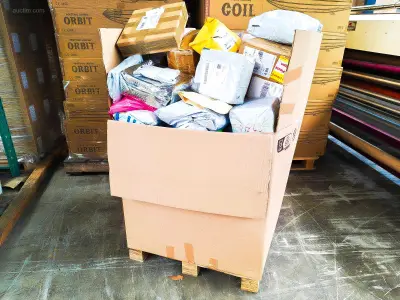 Pallet Postpakketten 162 kg – kavel bij Auctim