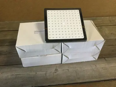 4x Douchekop voor regendouche, 821439, chroom/wit – kavel bij Onlineveilingmeester, Zutphen