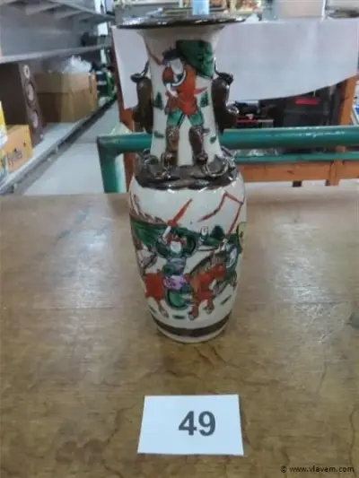 Japanse vaas – kavel bij Vlavem