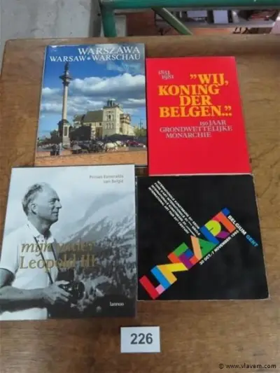 Boeken 4 stuks – kavel bij Vlavem