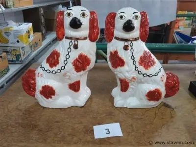 Staffordshire honden – kavel bij Vlavem