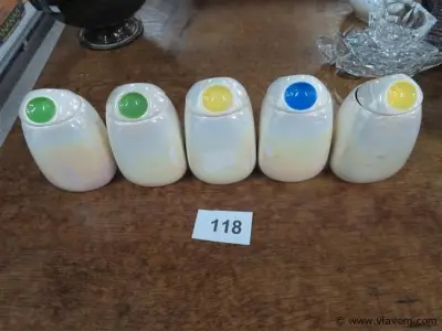 Voorraadpotten 5 stuks – kavel bij Vlavem
