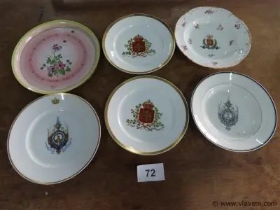 Diverse antieke borden – kavel bij Vlavem