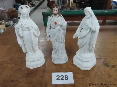 Heilige beelden 3 stuks – kavel bij Vlavem