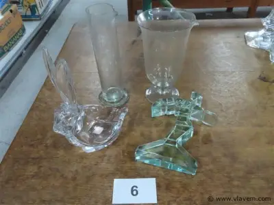 Lot divers glaswerk – kavel bij Vlavem