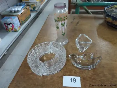 Lot glas en kristalwerk – kavel bij Vlavem