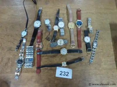 Lot horloges, werking onbekend! – kavel bij Vlavem