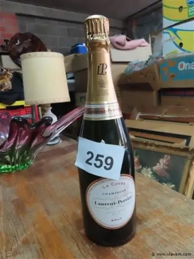 Fles Champagne – kavel bij Vlavem