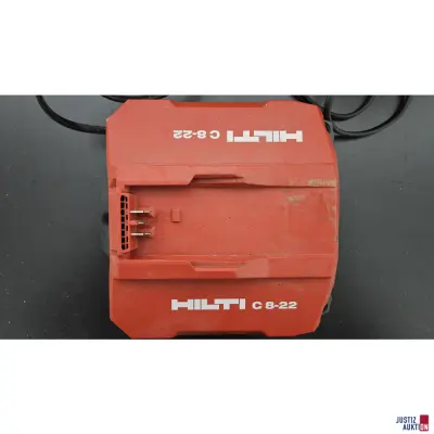 HILTI Ladegerät C8-22 – kavel bij Justiz-Auktion, Untergriesbach (GV-Büro)