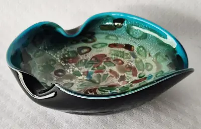 Murano "Tutti Frutti" glazen schaal – kavel bij De Kringwinkel, Lochristi