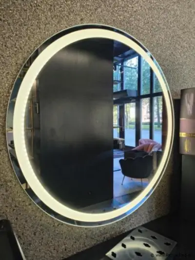 Led wandspiegel - Ø 95cm – kavel bij ProVeiling, Rotterdam