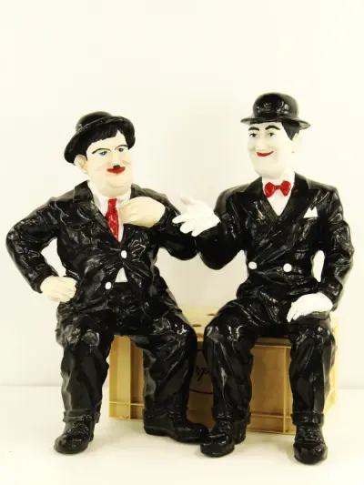Iconisch duo Laurel and Hardy – kavel bij De Kringwinkel, Antwerpen