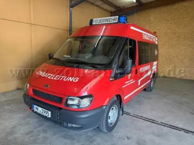 1 Sonder-Kfz Feuerwehr - Einsatzleitwagen (ELW) Ford Transit 2.0 Diesel, Baujahr 2 – kavel bij Zoll-Auktion, Iserlohn