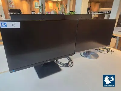 2 x Diverse AOC 27 inch computermonitor – kavel bij Plaats Je Bod, Amsterdam