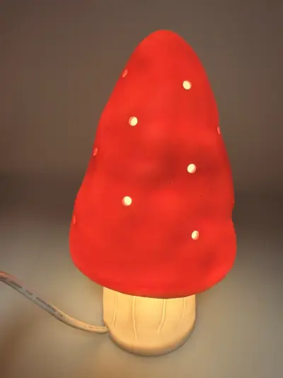 Paddenstoellamp Heico – kavel bij De Kringwinkel, Dendermonde
