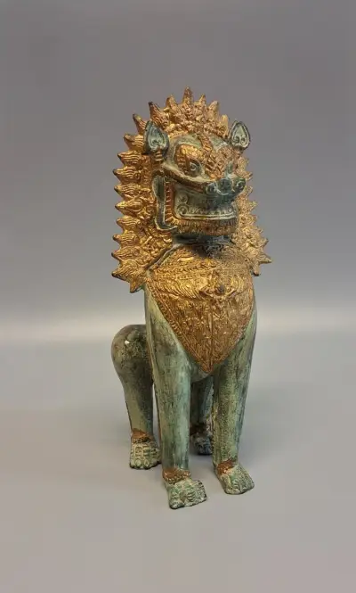Singha-leeuw – kavel bij De Kringwinkel, Aalst