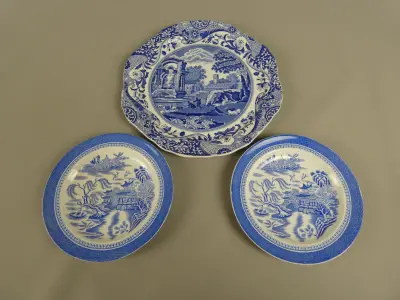 3 sierborden Spode Copeland – kavel bij De Kringwinkel, Diest