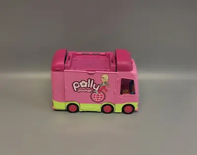 Polly Pocket Partybus – kavel bij De Kringwinkel, Aalst