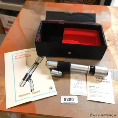 Vintage Peiker microfoon – kavel bij ProVeiling, Nederland