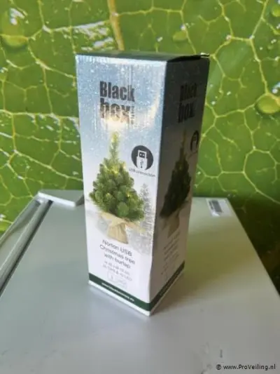 Black Box Norton USB Kerstboom met burlap – kavel bij ProVeiling, Emmeloord