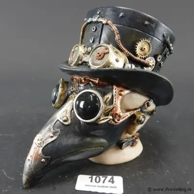 Steampunk pestdokter – kavel bij ProVeiling, Nederland