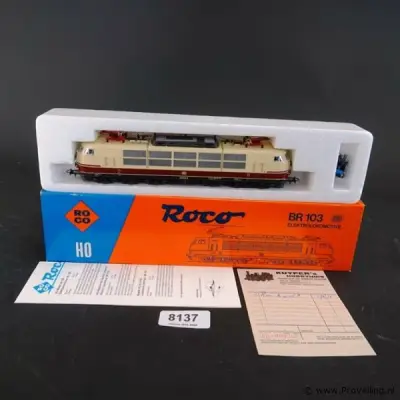 Roco locomotief BR 103 240-8 locomotief van de Deutsche Bundesbahn (DB) – kavel bij ProVeiling, Nederland