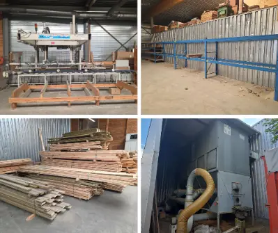 Houtbewerkingsmachines, ramen en schrijnwerkelementen – veiling bij Auctim