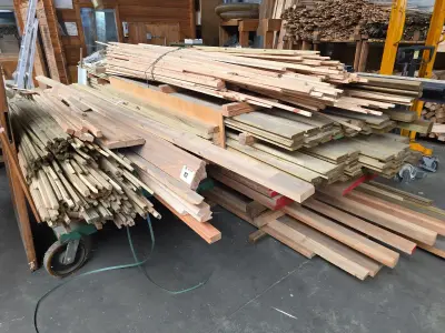 grote partij hout – kavel bij Auctim, Manage