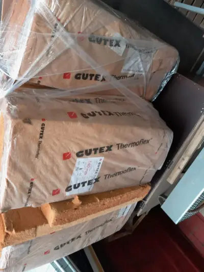 80 m² isolatie Gutex Thermoflex – kavel bij Auctim, Manage