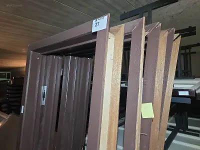(4x) Houten deuromkastingen – kavel bij Auctim, Tournai