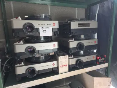 (6x) Diaprojectors Leica Pradovit RT-S – kavel bij Auctim, Tournai