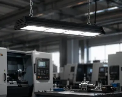 6 x LED Industriële Hanglamp 200W – 6400K Koud Wit - Zwart – IP20 – PYRAMID-200 – kavel bij ProVeiling