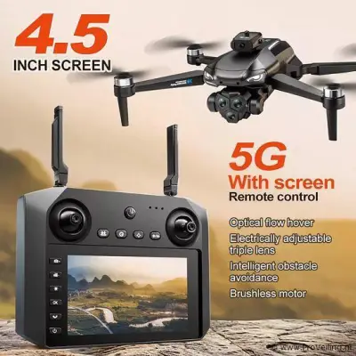 Drone met Big Screen Controller - HD Camera 4K - 6K Optical Flow Positioning - Obstacle Avoidance – kavel bij ProVeiling