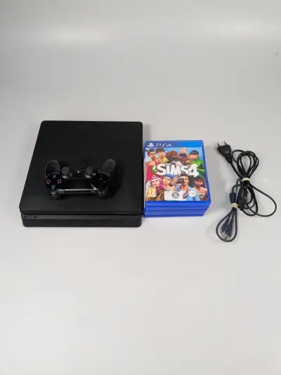 PlayStation 4 console met controller en 5 spellen – kavel bij De Kringwinkel, Sint-Niklaas