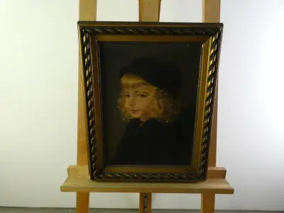 Olieverfschilderij Portret van Raymond Lefebure (1918) – kavel bij De Kringwinkel, Heverlee
