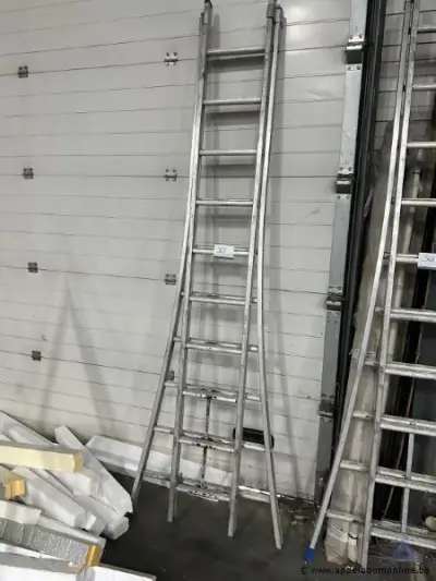 Aluminium ladder 2x10 sporten – kavel bij Appelboom