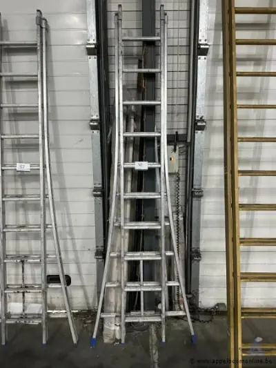 Alu ladder vv 2x10 sporten – kavel bij Appelboom