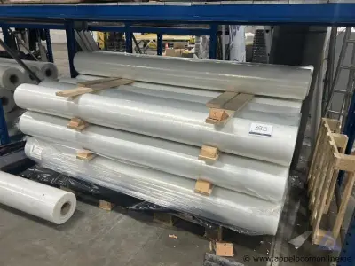 Lot 17 rollen transparante plastic krimpfolie – kavel bij Appelboom