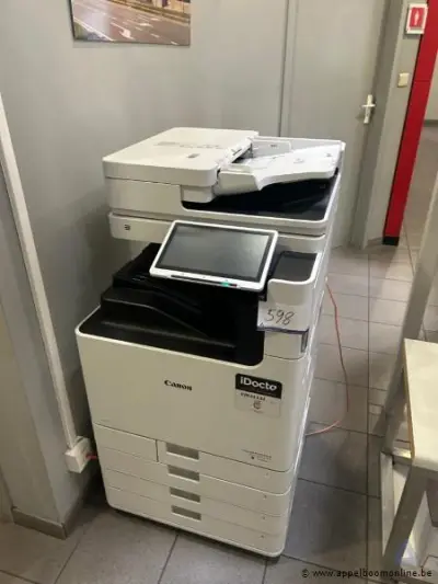 Multifunctionele printer met touchscreen en papierladen. Werking niet gekend, CANON imageRUNNER ADVANCE DX C5840i – kavel bij Appelboom