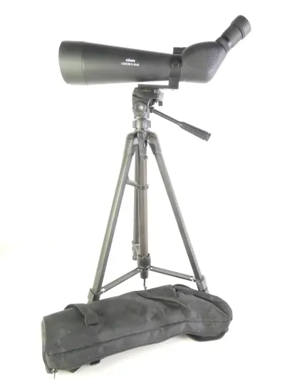 Dörr Luchs 80 spotting scope – 20-60x80 – met statief en draagtas – kavel bij De Kringwinkel, Heverlee