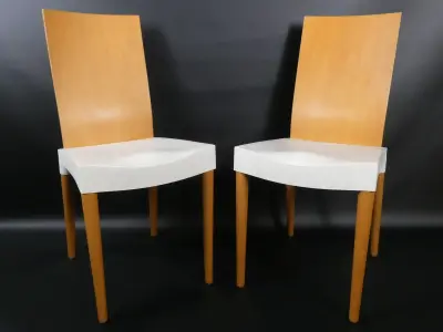 Set van 2 Miss Trip designstoelen – Philippe Starck voor Kartell – 1996 – kavel bij De Kringwinkel, Heverlee