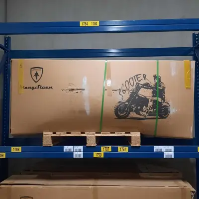 Elektrische scooter, Mangosteen, M1, N-3-M1P-DG – kavel bij Domeinen Roerende Zaken, Bleiswijk